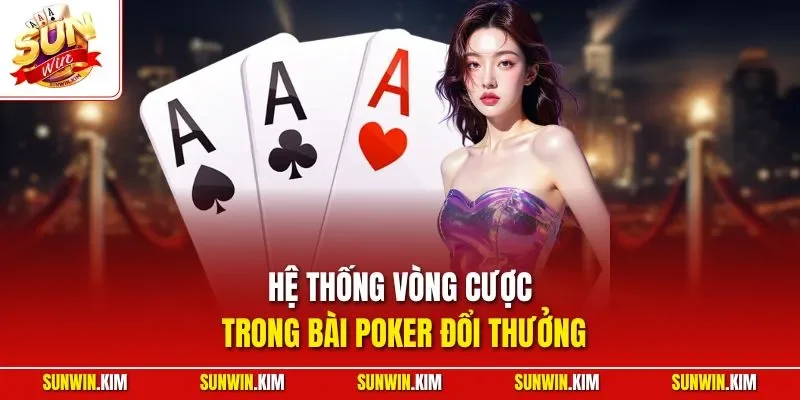 Hệ thống vòng cược trong bài Poker đổi thưởng